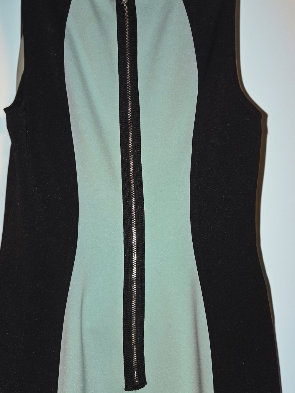 NWT Boston Proper Mint and Black Sleeveless Suba Sheath Midi Dress Womens Size 4 - Picture 2 of 8